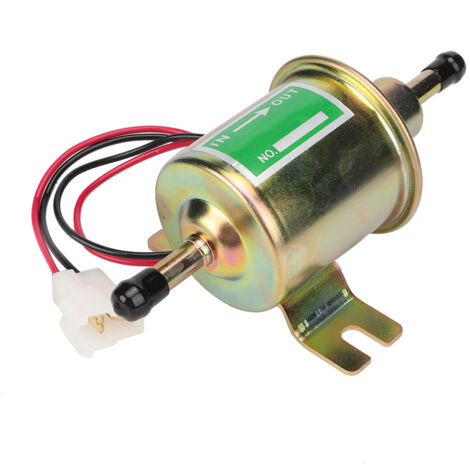 Pompe à carburant électrique universelle 24 V pour voiture et bateau, filtre en ligne, essence et diesel, remplacement (or)