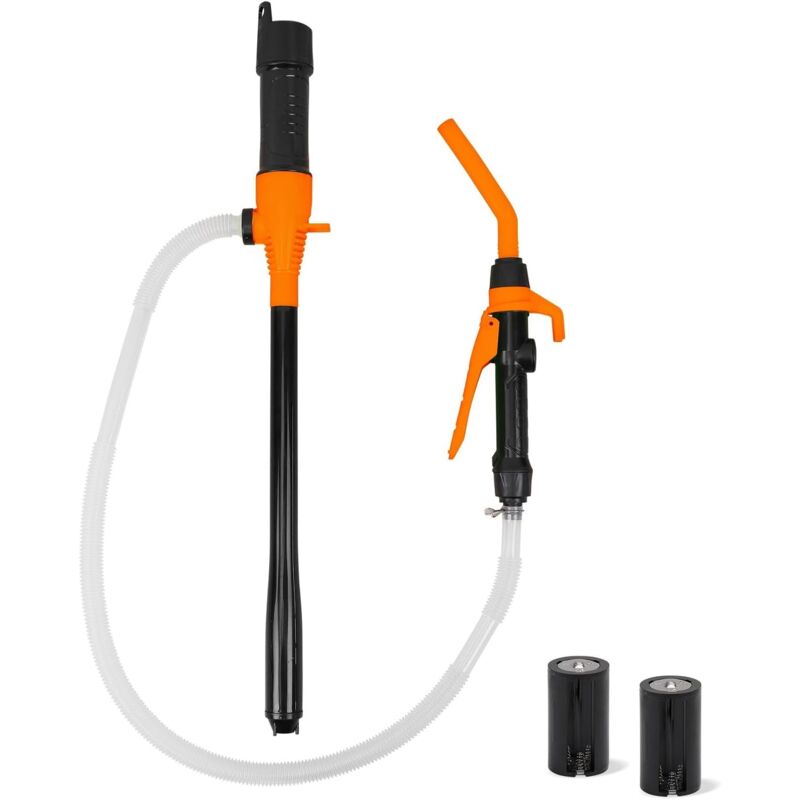 Pompe à carburant portable à batterie, pompes de transfert de batterie jusqu'à 2,5 gallons, pompe de transfert d'eau et de carburant
