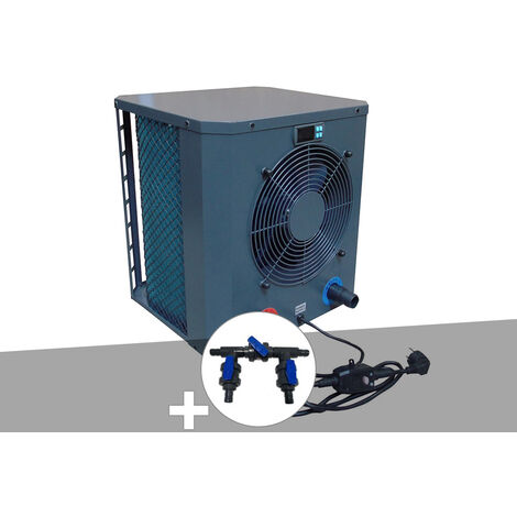 Pompe à chaleur 4,20 kW HeaterMax Compact 20 Ubbink + Kit by-pass Ø 32/38/50 mm