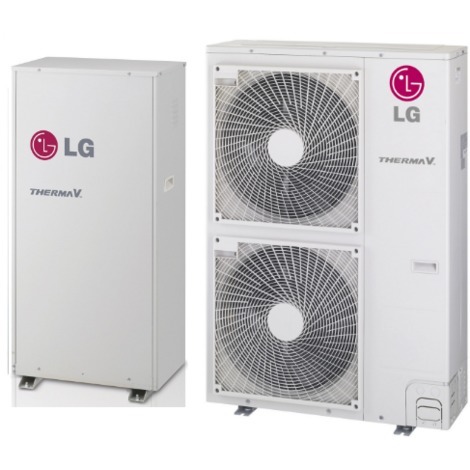 Pompe à Chaleur Aireau Lg Climatisation Hn1610hnk2 Hu161hu32 160 Kw Bi Bloc Haute Température Monophasé Réversible