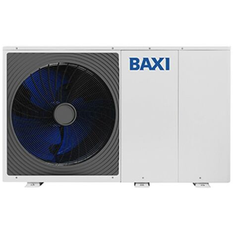 POMPE À CHALEUR AIR-EAU MONOBLOC INVERTER BAXI AURIGA 12M-A R-32 MONOPHASÉ A7794574 AVEC PANNEAU DE COMMANDE À DISTANCE INCLUS - NOUVEAU
