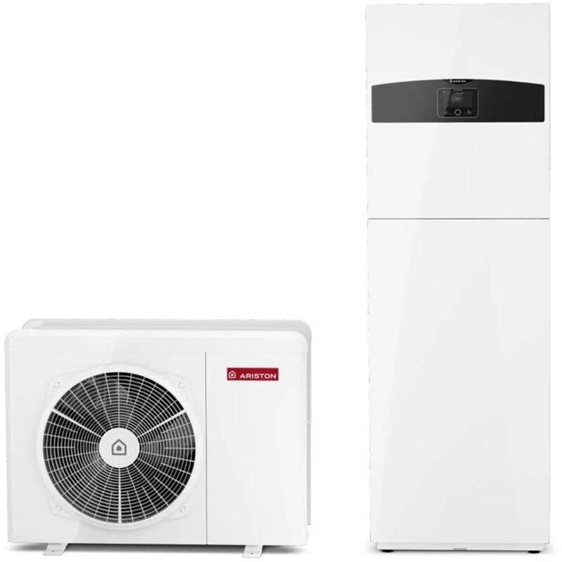 Pompe à chaleur Connecté Air / Eau monobloc Nimbus Compact M avec appoint électrique Ariston 5 kW Monophasé
