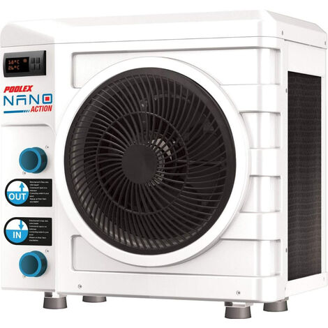Pompe à chaleur Poolex Nano Action 5 kW - Piscine  30 m