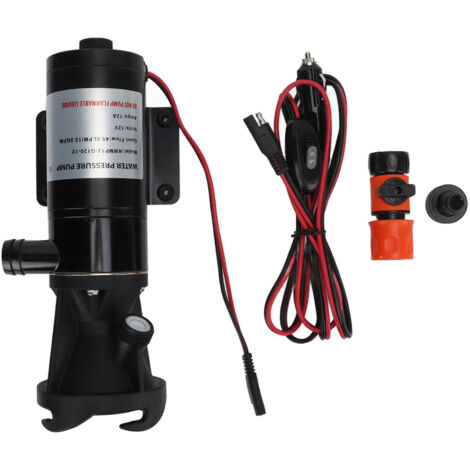 Pompe à Déchets pour Macérateur de Camping-car, 12V, 45lpm, Entrée 3 Pouces, Sortie 1 Pouce, Bateau Marin, Caravane, Toilettes, égouts.