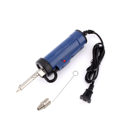 Pompe à dessouder électrique 30W 220V 50Hz, bleue avec prise CN