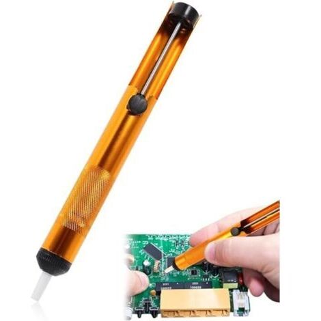 Pompe à dessouder - Outil de retrait de- Buse en silicone résistante aux températures élevées - Accessoire indispensable pour les soudeurs professionnels - Pompe à dessouder