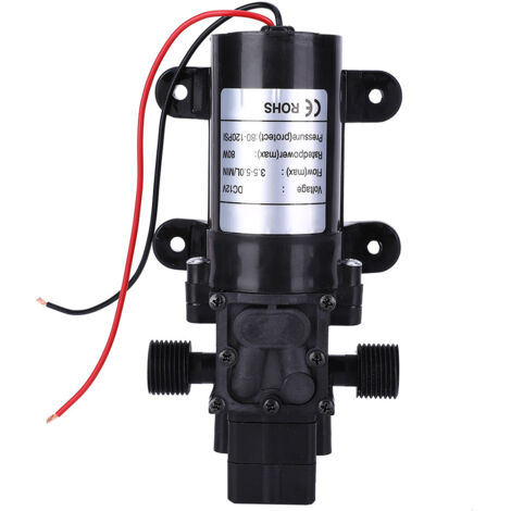 Pompe à diaphragme 12V DC pour purificateur d'eau, sortie filetée 1/2 pouce, modèle FL3210-80W, mini pompe intelligente