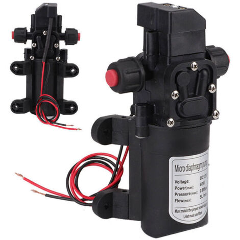 Pompe à eau 12V haute pression auto-amorçante, 60W 5L/min 116PSI, pour camping-car, bateau et jardin