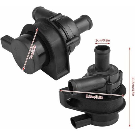 Pompe a eau 12v Voiture, pompe à eau de moteur de voiture Pompe à eau auxiliaire de refroidissement auxiliaire