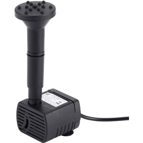Pompe à eau à énergie solaire, Kit de panneau de pompe à eau de fontaine à efficacité solaire pour piscine de fontaine, décoration de jardin, aquarium