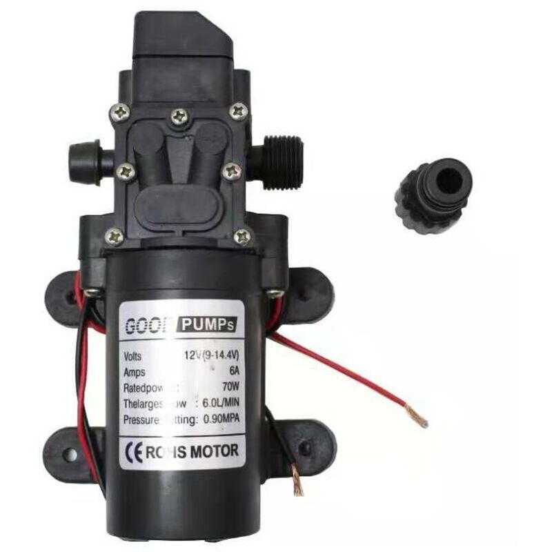 Pompe à eau à membrane pression dc 12V pompe électrique auto-amorçante bateau nettoyage