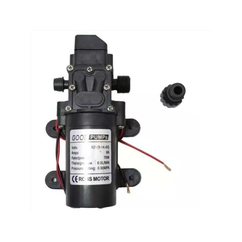 Alovez - Pompe à eau à membrane haute pression dc 12V pompe électrique auto-amorçante pour caravane bateau nettoyage lavage et irrigation de jardin