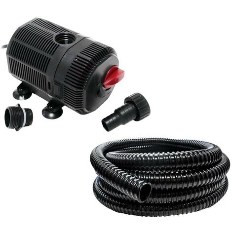 Pompe à Eau Bassin de Jardin + 5 m de tuyau . Puissante, Efficace, Economique 2300 l/h