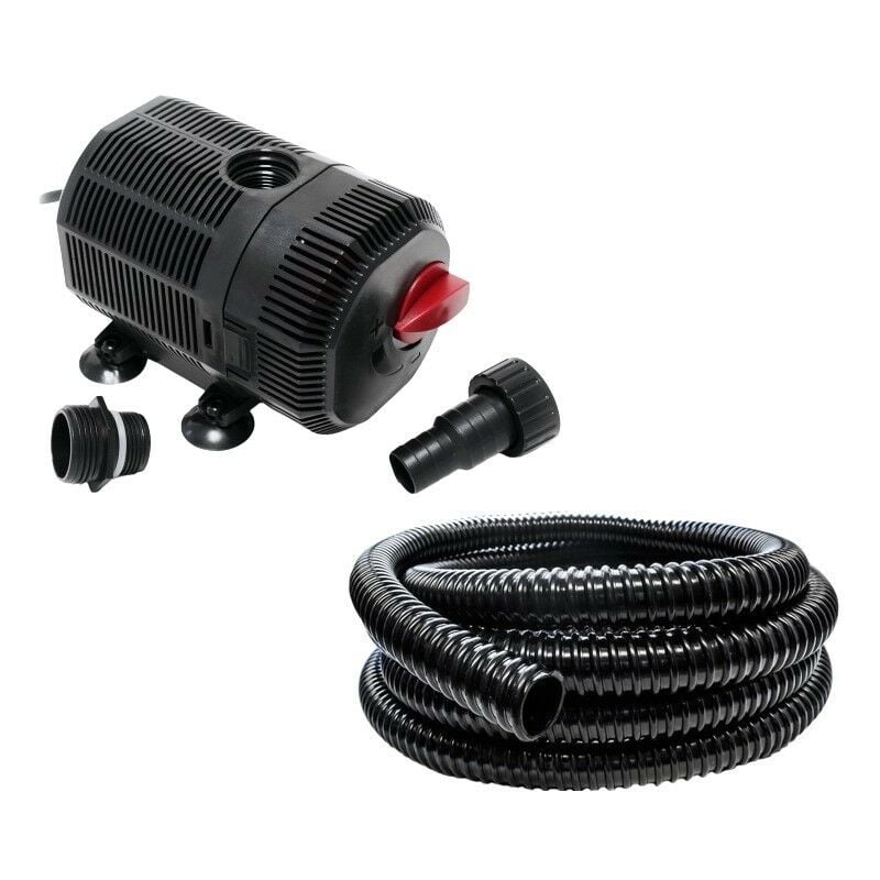 Pompe à Eau Bassin de Jardin + 5 m de tuyau . Puissante, Efficace, Economique 2300 l/h