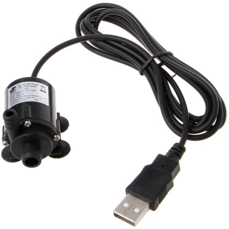 Pompe à eau chaude solaire USB, moteur sans balais, submersible pour aquarium