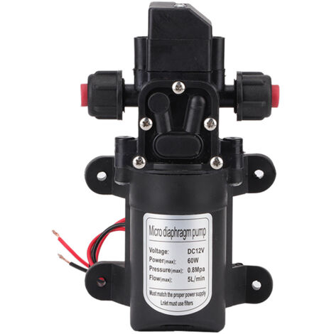 Pompe à eau DC 12V haute pression 116Psi auto-amorante caravane Camping bateau