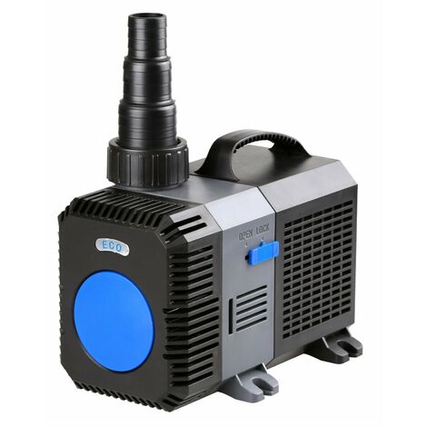 Pompe à eau de bassin filtre filtration cours d'eau eco 16000 litres par heure 140 watts koi