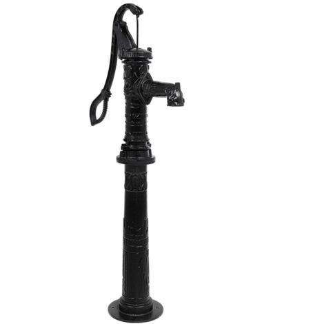 Pompe à eau de jardin avec support en fonte