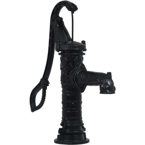 Pompe à eau de jardin avec support en fonte CFW330785