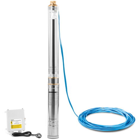 Pompe à eau de puits submersible 1900W 16 turbines 8.8m 3 / h - 103m -Greencut