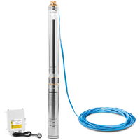 Pompe à eau de puits submersible 1900W 16 turbines 8.8m 3 / h - 103m -Greencut
