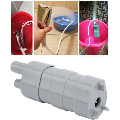 Pompe à Eau Directe 12V pour Utilisation Sous-Marine et Fourniture d'Eau - Idéale pour Forage et Découpe - Câble Blanc avec Prise