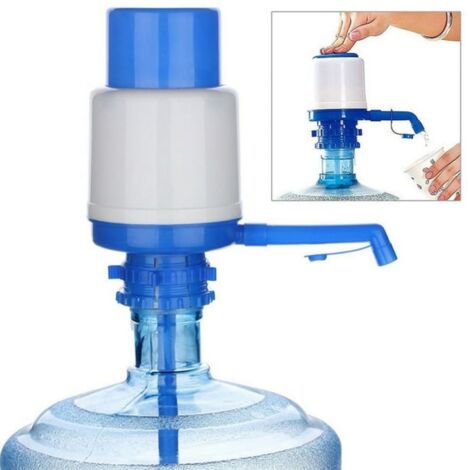Pompe à eau en bouteille avec vanne d'arrêt, robinet d'eau potable manuel pour la cuisine