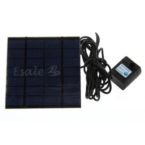 Pompe à Eau Energie Solaire Soleil pour Fontaine Jardin Décoration