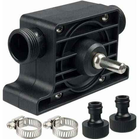 Pompe à Eau et Huile pour Perceuse, Mini Pompe Portable d'entraînement de Perceuse Électrique, Pompe de Vidange Miniature sur Perceuse à Haut Débit pour Aquarium Étang Jardin Domestique