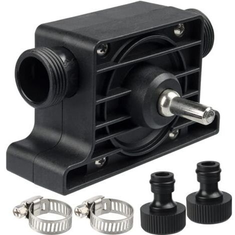 Pompe à Eau et Huile pour Perceuse, Mini Pompe Portable d'entraînement de Perceuse Électrique, Pompe de Vidange Miniature sur Perceuse à Haut Débit pour Aquarium Étang Jardin Domestique