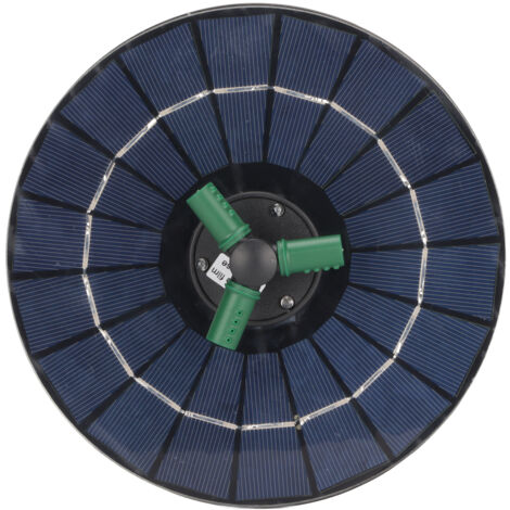 Pompe à eau flottante solaire avec LED RGB pour fontaine de jardin et bassin extérieur