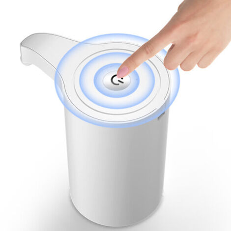 Pompe à Eau Intelligente Automatique pour Bidons Domestique - Distributeur avec Système Contrôle, ABS, 1.4L/min, 1200mAh, Compatible Tous Types