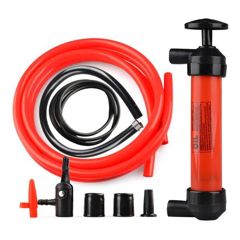 Pompe a Eau Manuelle, Pompe Vidange Huile Moteur, Pompe de Transfert de Carburant Essence Gasoil Fioul