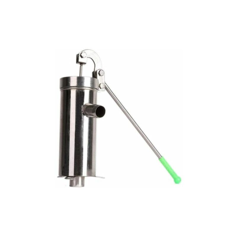 Pompe à eau manuelle Tube droit Pompe à eau de puits sous pression Agitation en acier inoxydable Pompe à eau domestique Pompe à eau de puits