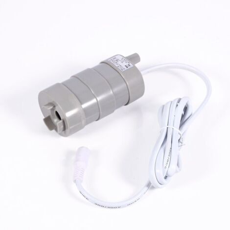 Pompe à eau miniature verticale submersible 12 V CC, longueur 5 m, 1000 L/heure, adaptée aux aquariums, avec connecteur femelle 5,5 x 2,1 mm