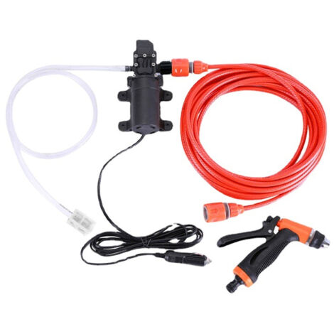 Pompe À Eau - Pistolet De Lavage Haute Pression - Auto-Amorçante - 12 V - Pour Voiture - Kit Complet