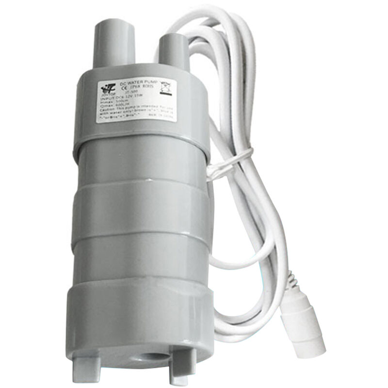 Produit shopeco.fr : Pompe à eau pour aquarium submersible sans balais JT-500 dc 12 v 600 l/h Tête d'eau 5 m Économie d'énergie et faible bruit Idéal pour les fontaines