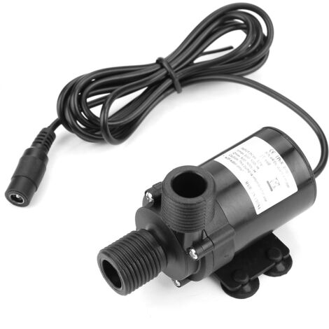 Pompe à eau sans balais DC 12V pour chauffe-eau solaire, résistante de -40℃ à 100℃