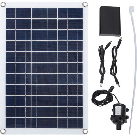 Pompe à eau solaire 12V, professionnelle, efficace, à faible bruit, pour fontaine à eau, bain d'oiseaux, étangs, jardin
