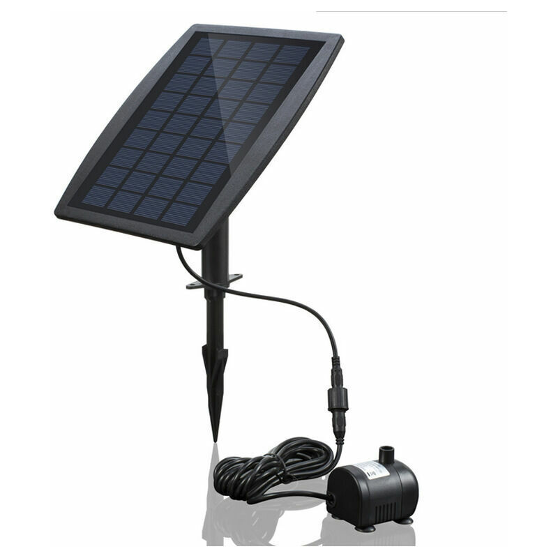 Pompe à eau solaire 200L/H avec panneau solaire fontaine de jardin fontaine de jardin prise dans la fontaine solaire pompe de bassin solaire sans