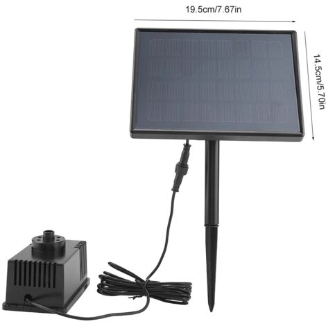 Pompe à eau solaire pour fontaine, arrosage de jardin, système d'irrigation