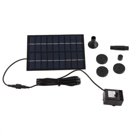 Pompe à eau solaire pour fontaine, bassin, aquarium et arrosage jardin