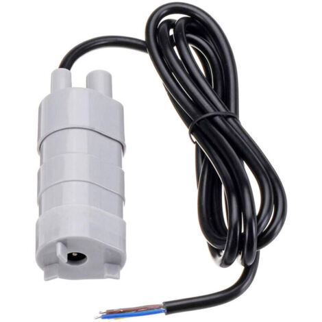 Pompe à eau submersible 12 V 600 L/h 1,5 A Pompes à haut débit Micro moteur Pompe à eau pour camping car, bassin, aquarium, fontaine
