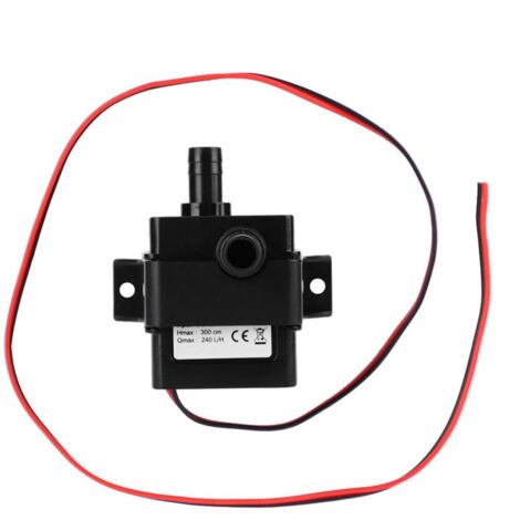 Pompe à eau submersible 12 V CC ultra silencieuse avec moteur sans balais pour aquarium de jardin