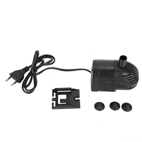 Pompe à eau submersible 12 W pour aquarium, aspiration par le fond, filtre 220-240 V, prise européenne