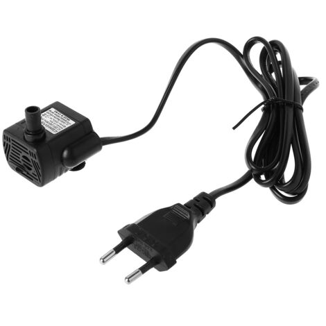 Pompe à eau submersible 3W, prise UE, 220 V CA, pour aquarium, fontaine et bassin à poissons.