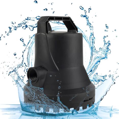 Pompe à eau submersible 400 W, 8 000 l/h, marche/arrêt automatique, portable, pour le nettoyage des eaux usées
