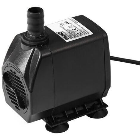 Pompe à eau submersible ajustable 1800L/H – Débit max 2m – Ultra silencieuse pour bassins et aquariums – Câble 1,5m