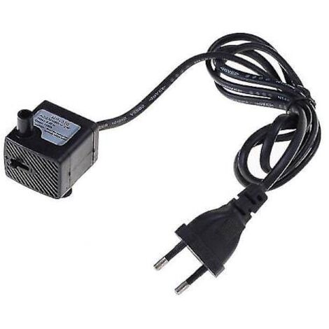 Pompe à eau submersible avec prise UE pour aquarium, fontaine, bassin à poissons, réservoir d'eau, 220 V CA Hfmqv