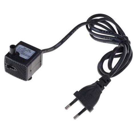 Pompe à eau submersible avec prise UE pour aquarium, fontaine, bassin à poissons, réservoir d'eau, 220 V CA Shytmv
